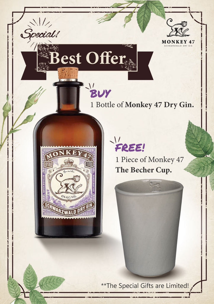Monkey 47 Delivery Gin Gin Schwarzwald Thailand Wishbeer Bangkok, Dry by | 