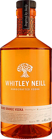 Whitley Neill Blood Orange Vodka - 700ml - 43.0%