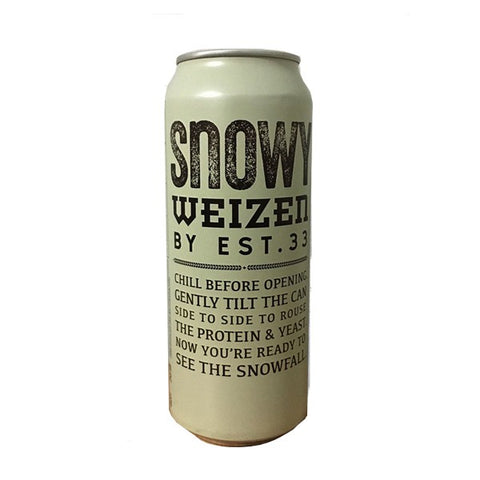 Snowy Weizen (Can) By Est.33 - 490ml - 4%