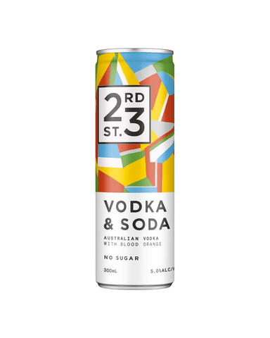 23rd Street Australian Vodka With Blood Orange (Can) - 300ml - 5%