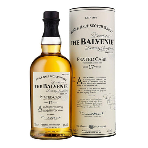 新品未開封 THE BALVENIE PEATED CASK 17年 วิสกี้ The Balvenie Peated Cask 17 Year Old ส่งถึงบ้านโดย Wishbeer