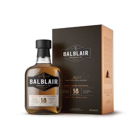 Balblair Single Malt Whisky 18 Year Old - 700ml - 46%