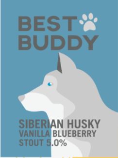 Best Buddy Siberian Husky Vanilla Blueberry - 330ml - 5.0%