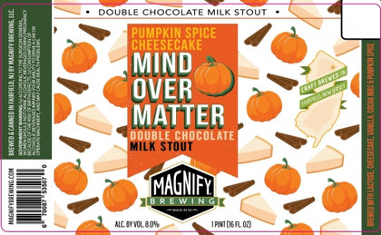 Magnify Pumpkin Spice Cheesecake Mind Over Matter (Can) - 473ml - 8%