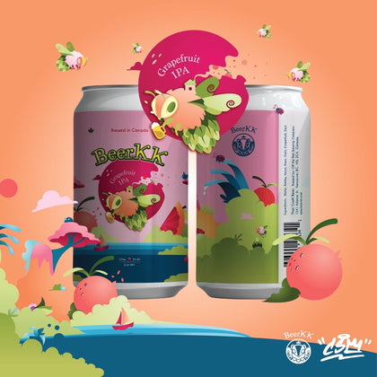 Beerkk Grapfruit IPA (Can) - 335ml - 6.5%